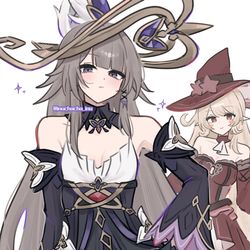 This is a pixiv picture whose title is 魔女.