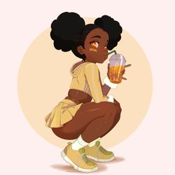 This is a pixiv picture whose title is Nikki with the drip.