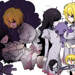This is a pixiv picture whose title is ✂️✂️.