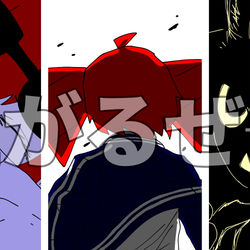 This is a pixiv picture whose title is X(Twitter)のヘッダーイラスト+α.