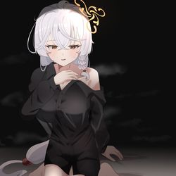 This is a pixiv picture whose title is 시트 더럽힌 에리.