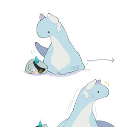 This is a pixiv picture whose title is そろり、そろり.