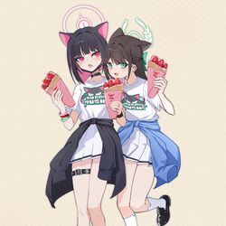 This is a pixiv picture whose title is 🐈‍⬛🖤❤️.