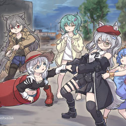 This is a pixiv picture whose title is 【Request】一堆别人的oc（.