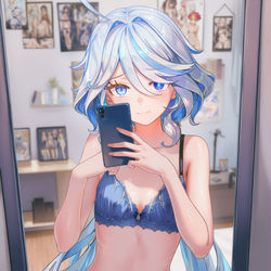 This is a pixiv picture whose title is 自拍.