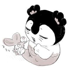 This is a pixiv picture whose title is 人魚の島の秘密の感想とかまとめ.