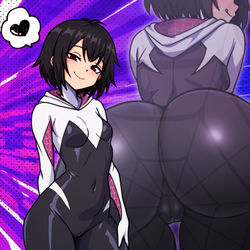This is a pixiv picture whose title is ペニー・パーカー（グウェンスーツ）.