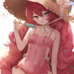 This is a pixiv picture whose title is イロハ（水着）.