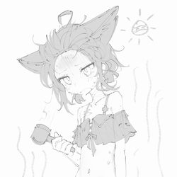 This is a pixiv picture whose title is 🦊☀.