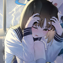 This is a pixiv picture whose title is 大きな音は苦手….