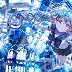This is a pixiv picture whose title is SUMMER DIVE.