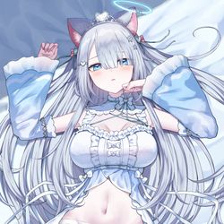 This is a pixiv picture whose title is 麻倉ましろ.