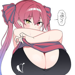 This is a pixiv picture whose title is 猛暑.