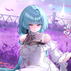 This is a pixiv picture whose title is 白弗.