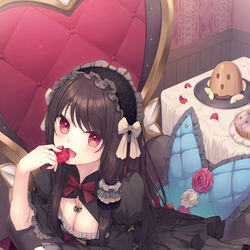 This is a pixiv picture whose title is 甘い♡.