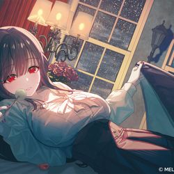 This is a pixiv picture whose title is 魔性の館・沼  ～人肌恋しいお姉さん、とろけるおもてなし～.