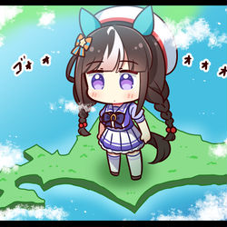 This is a pixiv picture whose title is 【ウマ娘】デカ過ぎんだろ….