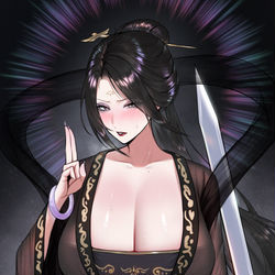 This is a pixiv picture whose title is 师父.