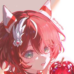 This is a pixiv picture whose title is 小苹果.