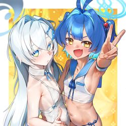 This is a pixiv picture whose title is サユリとマキナ.
