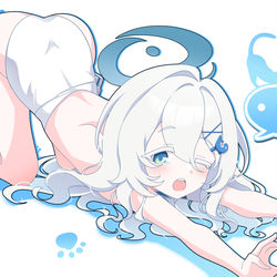 This is a pixiv picture whose title is 🐬🐈‍⬛.