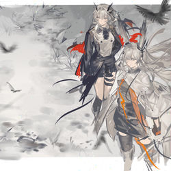 This is a pixiv picture whose title is 苦行军的片段（2026 remake）.
