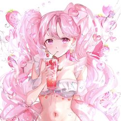 This is a pixiv picture whose title is strawberry⌒🍓♥｡..