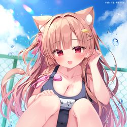 This is a pixiv picture whose title is どこみてるのかな〜？.