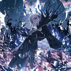 This is a pixiv picture whose title is 冥府の河神.