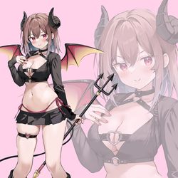 This is a pixiv picture whose title is サキュバス妹ちゃん！.