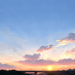 This is a pixiv picture whose title is 今日はきっと晴れだった.