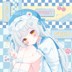 This is a pixiv picture whose title is 【稿件】憂.