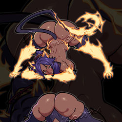 This is a pixiv picture whose title is Yoruichi.