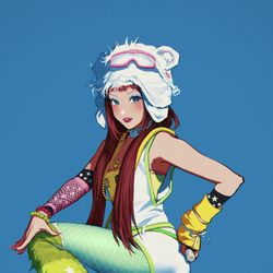 This is a pixiv picture whose title is 💙hinata.