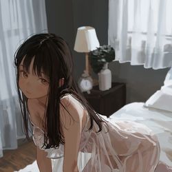 This is a pixiv picture whose title is 少女.