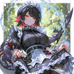 This is a pixiv picture whose title is 覗きたい？.