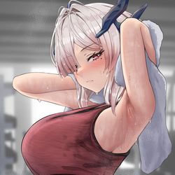 This is a pixiv picture whose title is 💦💦💦.