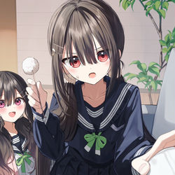 This is a pixiv picture whose title is じっとしててくださいよ…！.