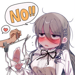 This is a pixiv picture whose title is ほとんど紐じゃないか.