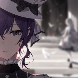This is a pixiv picture whose title is 我该怎样告诉你.