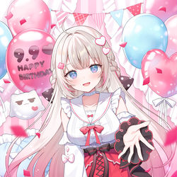 This is a pixiv picture whose title is 心恋音むいる.