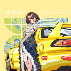This is a pixiv picture whose title is 🚗× 📒.