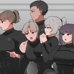 This is a pixiv picture whose title is members.