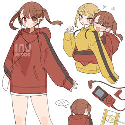 This is a pixiv picture whose title is パーカーワンピちゃん.