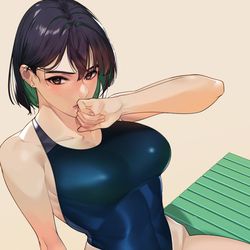 This is a pixiv picture whose title is 怒ってる.