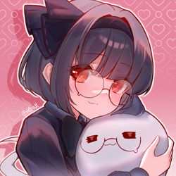 This is a pixiv picture whose title is 黑妖梦.