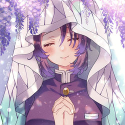 This is a pixiv picture whose title is 願い.