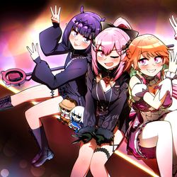This is a pixiv picture whose title is Myth 6th Anniversary.