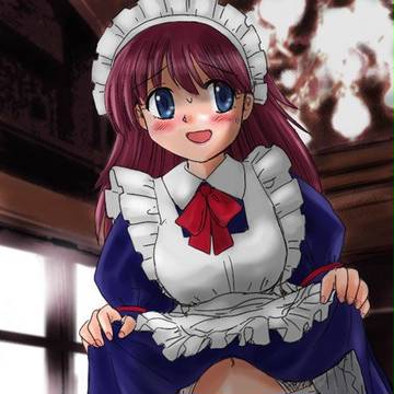 たくしあげメイドさん。
