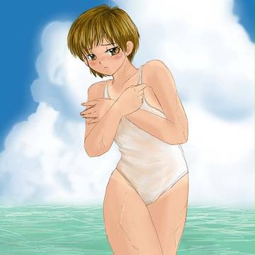 白水着
